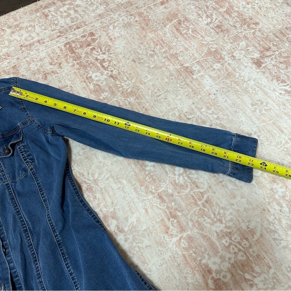 Y2K Long Denim Top by C’est Toi - Picture 8 of 10